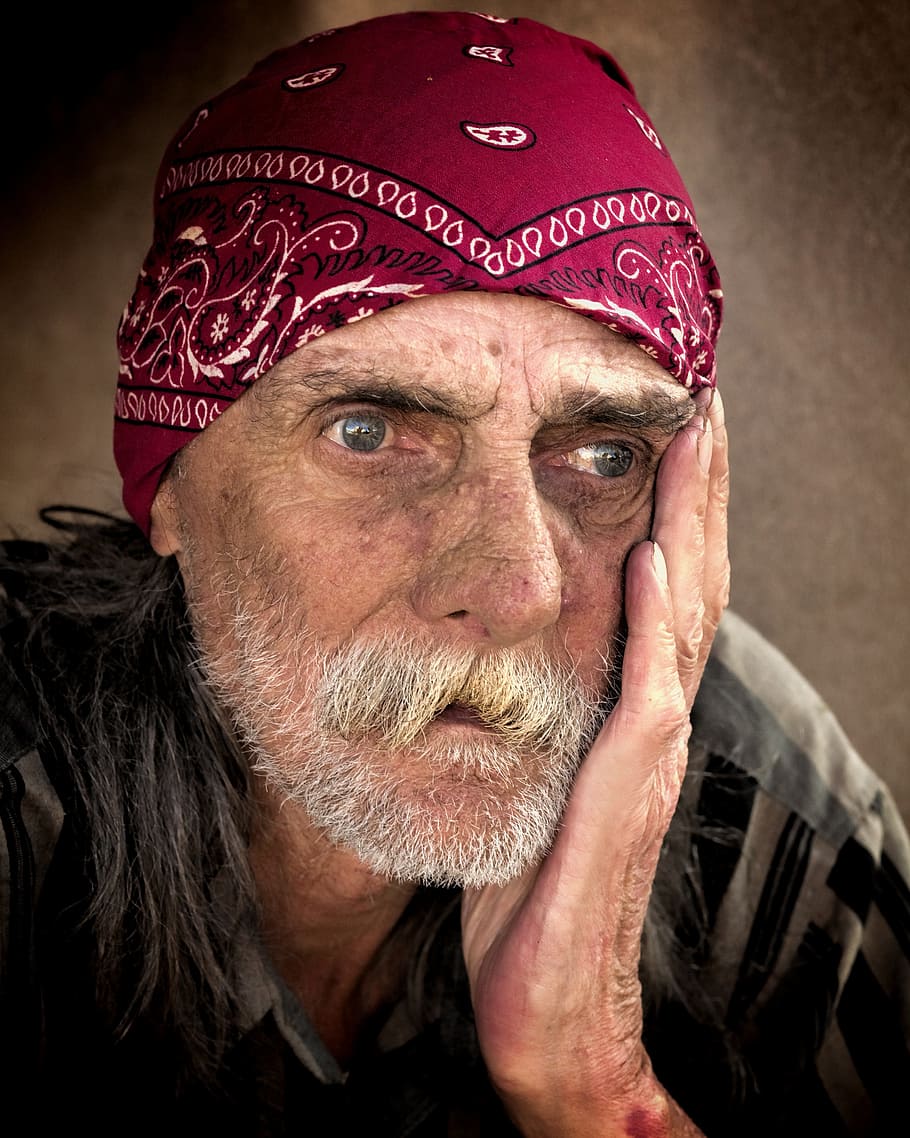 man taking selfie, homeless, man, color, poverty, male, poor, homelessness, person, people
