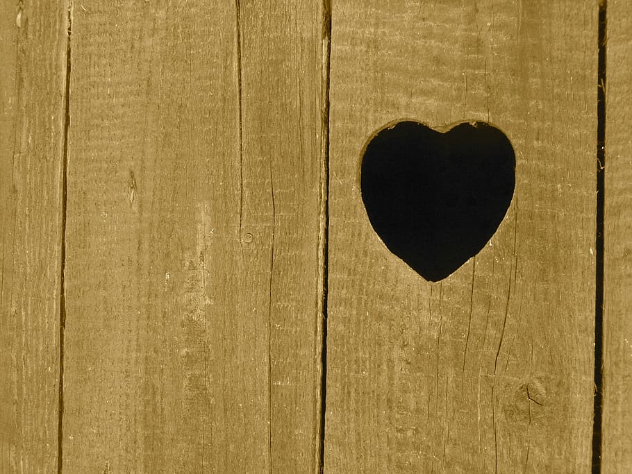 wood plank, heart cutout, heart, shape, symbol, love, silhouette, wood, texture, wood - material