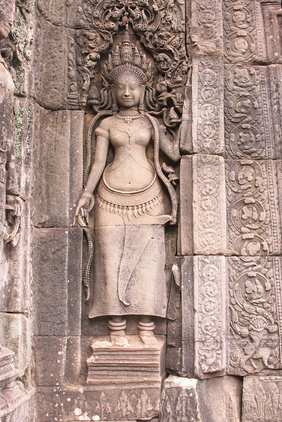 cambodia, angkor wat, tourism, sculpture, art and craft, religion, representation, architecture, spirituality, belief