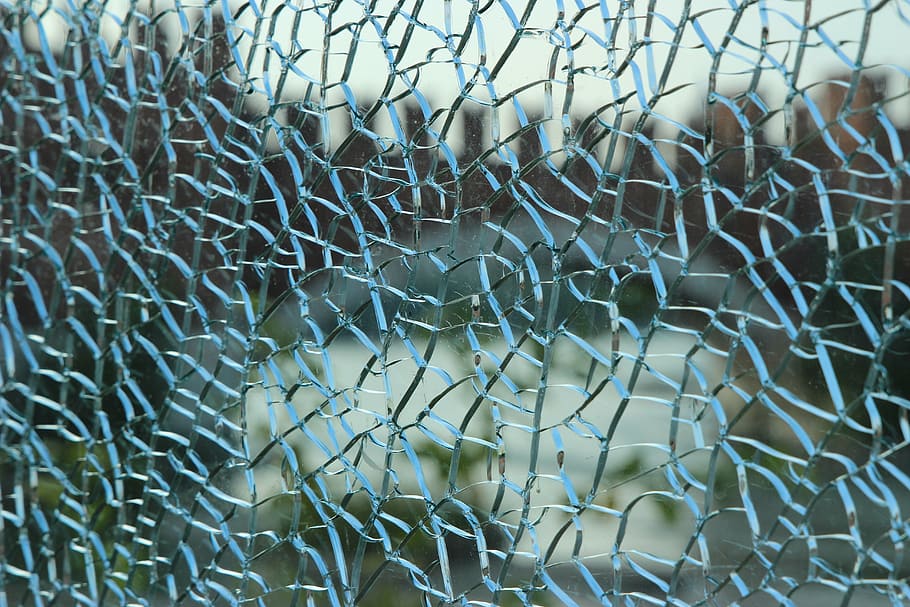 close-up photo, cracked, glass, smithereens, mirror, pieces, broken, transparent, backgrounds, full frame