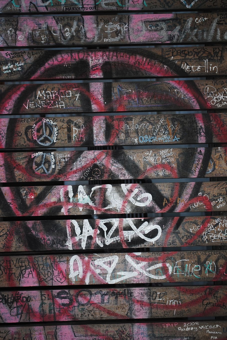 brown, wall, graffiti close-up photography, Graffiti, Peace, Sign, Symbol, Design, peace, sign, grunge