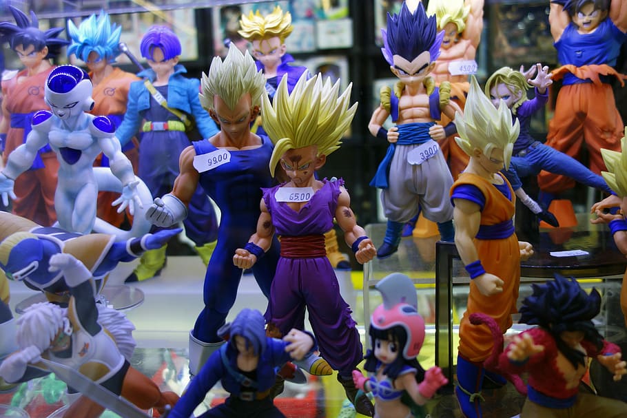 koleksi figurine dragon ball, Anime, Figure, Angka, Manga, tokoh anime, comiccon, comic, event, konvensi