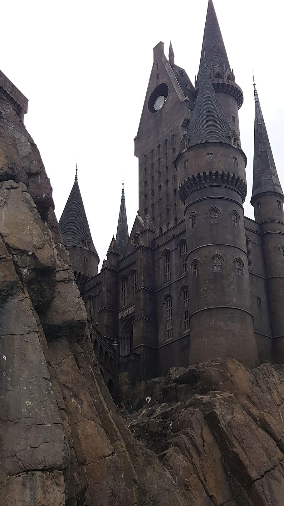 Hogwarts, Castle, Harry Potter, tidak ada orang, arsitektur, eksterior bangunan, hari, di luar ruangan, langit, struktur yang dibangun