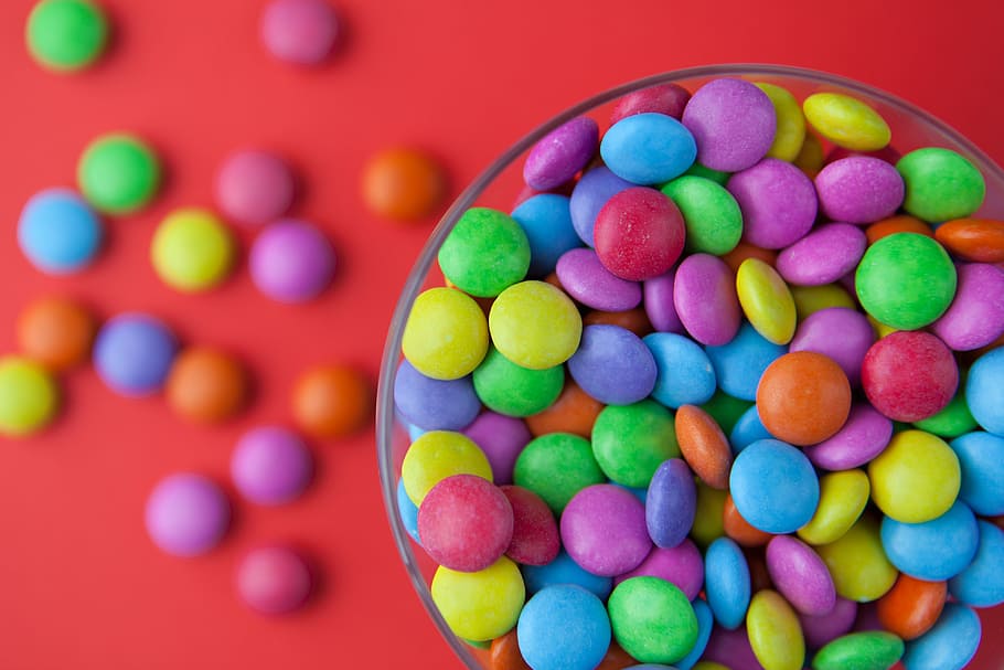 изображение, Canon 5D, DSLR, еда / напитки, еда, конфеты, разноцветная, сладкая еда, стеклянный шар, цветной