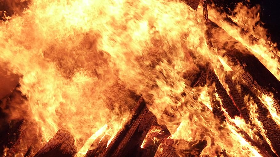 easter fire, fire, flame, blaze, customs, burning, heat - temperature, fire - natural phenomenon, log, communication