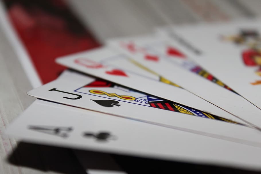 closeup, photography, playing, cards, game, gambling, casino, blackjack, poker, gamble