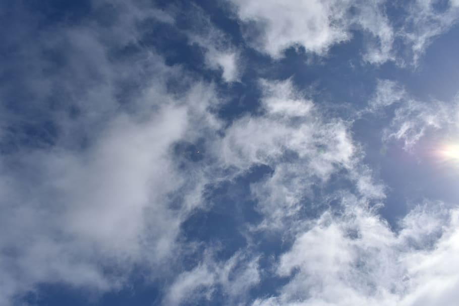 облака, текстура, небо, на открытом воздухе, солнце, синий, воздух, время года, свет, шаблон