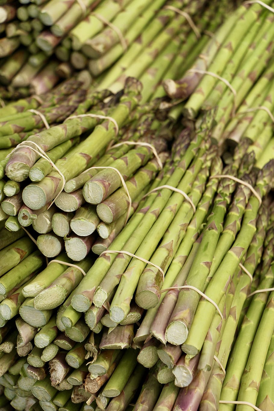 asparagus, asparagus hijau, hijau, sayur-mayur, buah dan sayuran, penjual sayur, pasar, pasar jalanan, pasar produksi, tanah pertanian