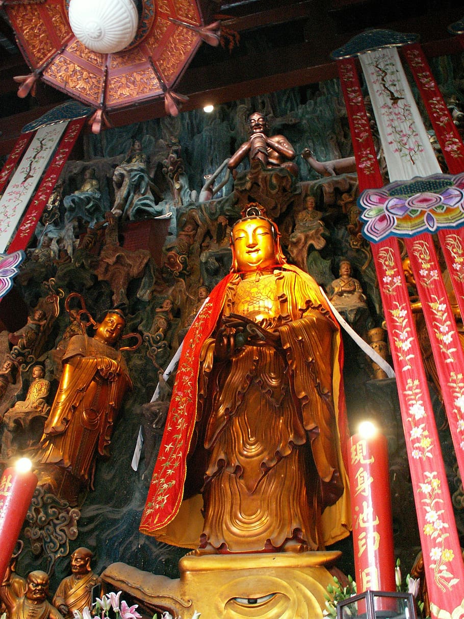 jade, buddha, temple, shanghai, china, chinese, oriental, ancient, statue, eastern