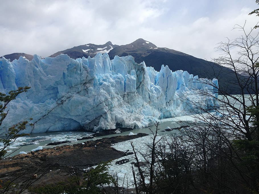 Glacier, Patagonia, Nature, Mountains, lake, winter, ice cream, perito moreno, ice, snow