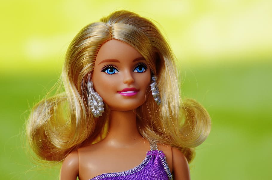 closeup, blonde, barbie doll, beauty, barbie, pretty, doll, charming, children toys, girl