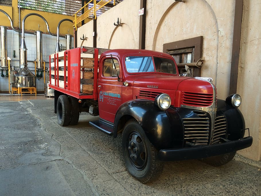 delivery, old, vintage, transport, shipping, business, tequila, truck, mexico, car