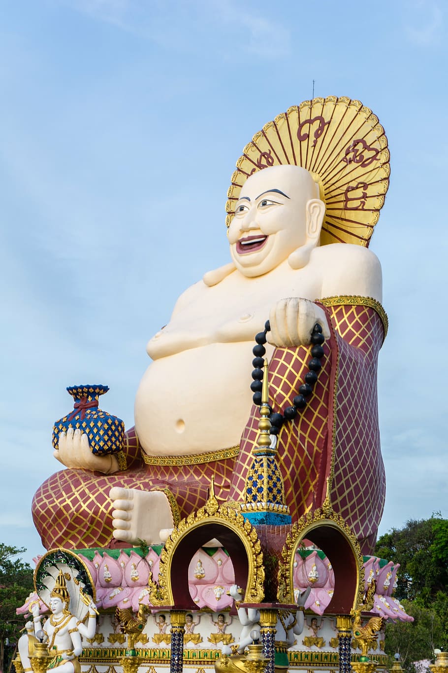 thailand, koh samui, koh phangan, budda, statue, asia, cultures, religion, sculpture, buddhism