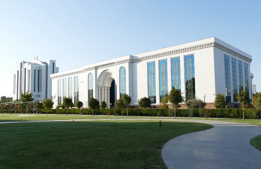 uzbekistan, tashkent, capital, central asia, silk road, architecture, facade, library, national library, modern