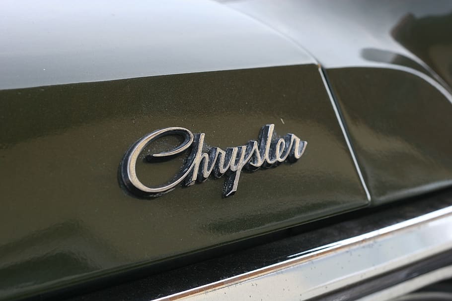 chrysler, auto, pkw, automotive, vehicle, metal, mobile, passengers cars, lettering, logo