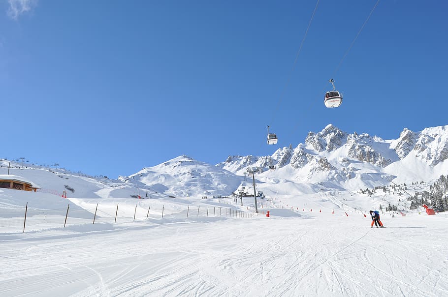 ski, winter sports, winter, sport, skier, cold, snow, white, hobbies, courchevel