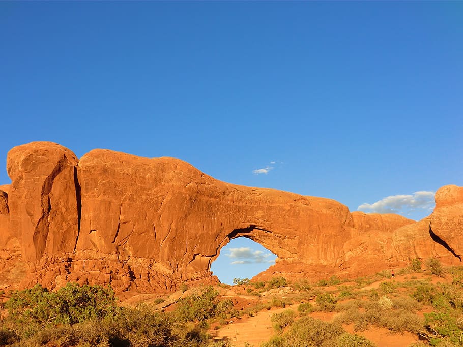 arches national park, utah, national parks, stone, red, nature, rock, archway, rock arch, felsentor