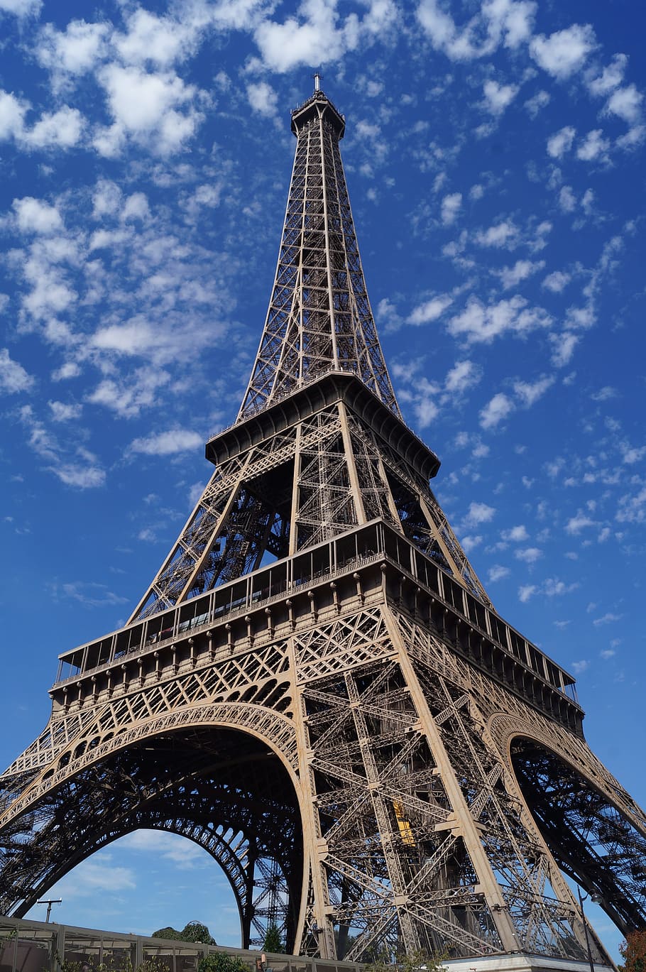 eiffel tower, paris, eiffel tower, sky, sunny, paris, france, tower, eiffel, landmark, europe