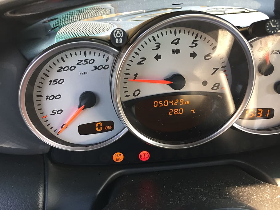 speedometer, panel, car, indicator, tachometer, control, auto, vehicle, icon, transportation