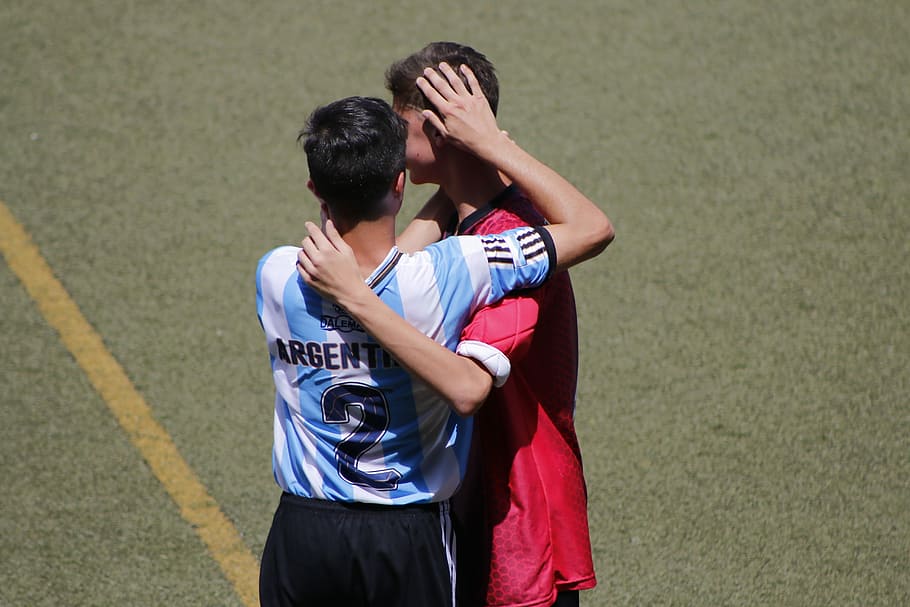 Fairplay, Football, Players, Defeat, stadium, competition, sport, crown, selection, two people