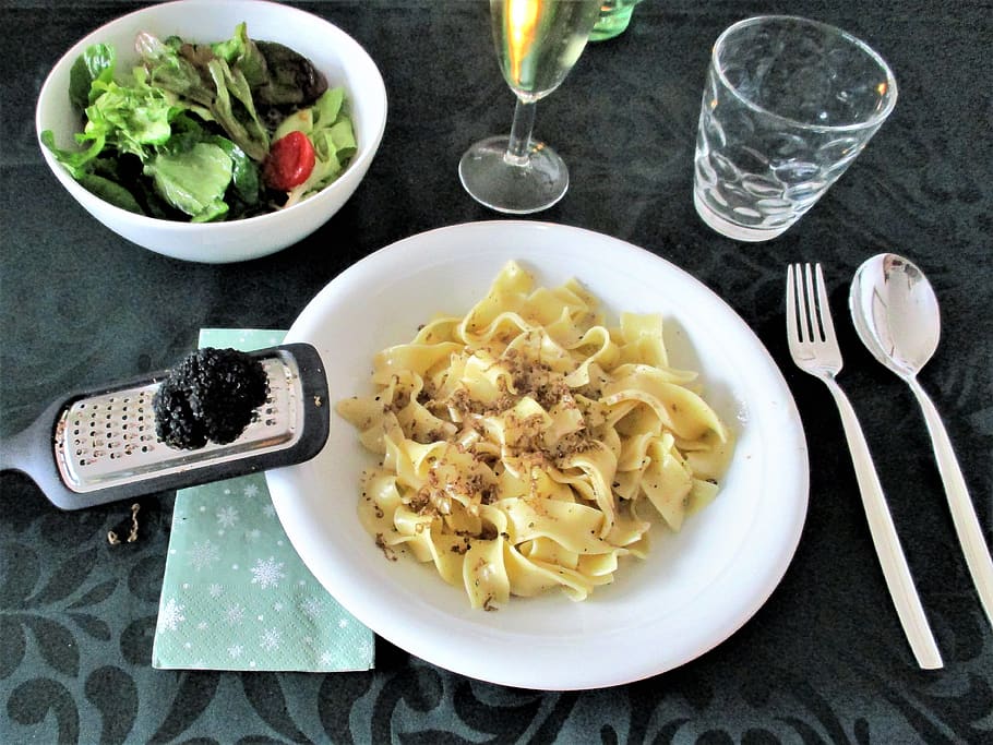 noodles, truffle, eat, food, fresh, food and drink, freshness, eating utensil, kitchen utensil, pasta - Pxfuel