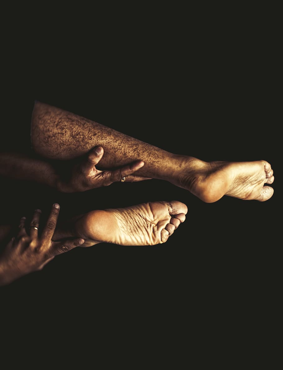 person feet, human, hands, feet, palm, ring, finger, hair, brown, skin