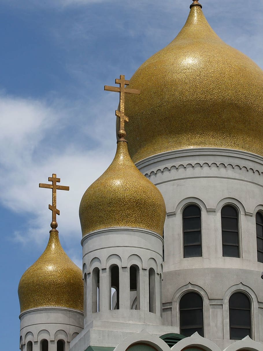 cúpula, catedral, russo, são francisco, califórnia, arquitetura, espiritualidade, religião, estrutura construída, crença