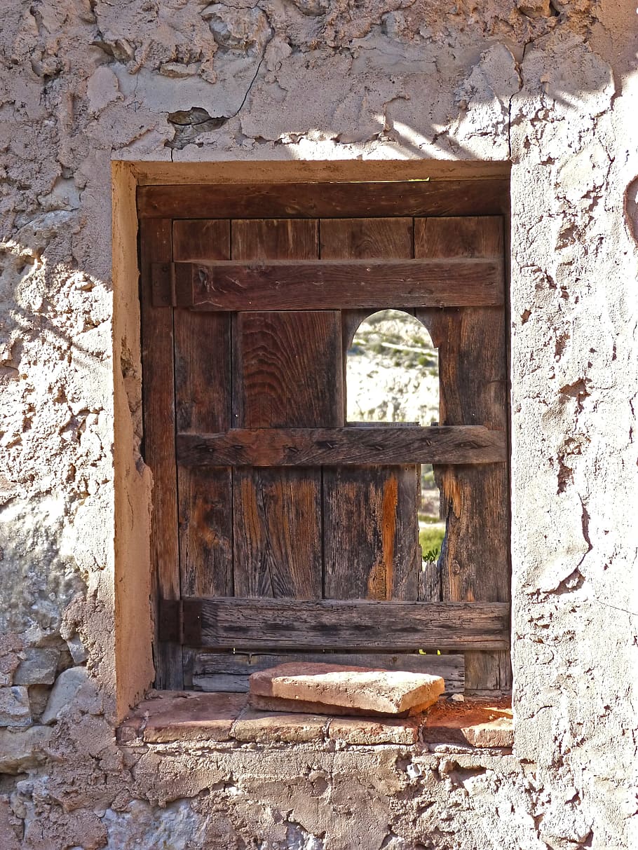 Window, Abandoned, Ruin, Bleak, door, house, entrance, doorway, architecture, built structure