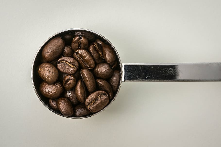 coffee bean, coffee ladle, coffee, bean, food, caffeine, brown, crop, americano, espresso