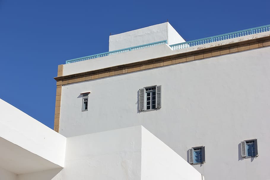 building, architecture, white, walls, construction, business, perspective, structure, exterior, morocco