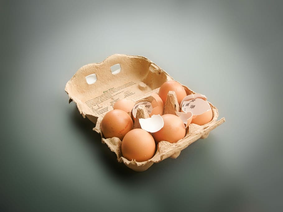 Egg, Box, Pack, egg, box, food and drink, fragility, easter, eggshell, egg carton, food