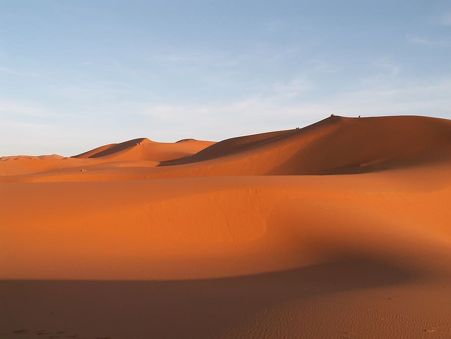 sahara desert, travel, morocco, erfoud, sand dune, desert, sand, landscape, nature, scenics