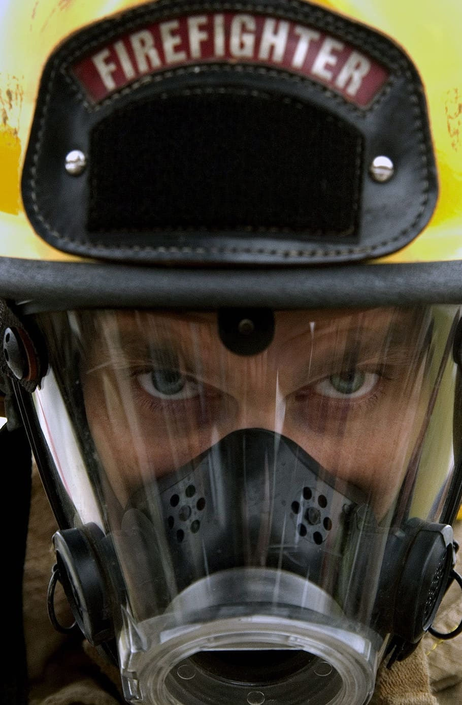 black, gray, firefighter helmet, Fireman, Helmet, Protection, Firefighter, uniform, suit, equipment