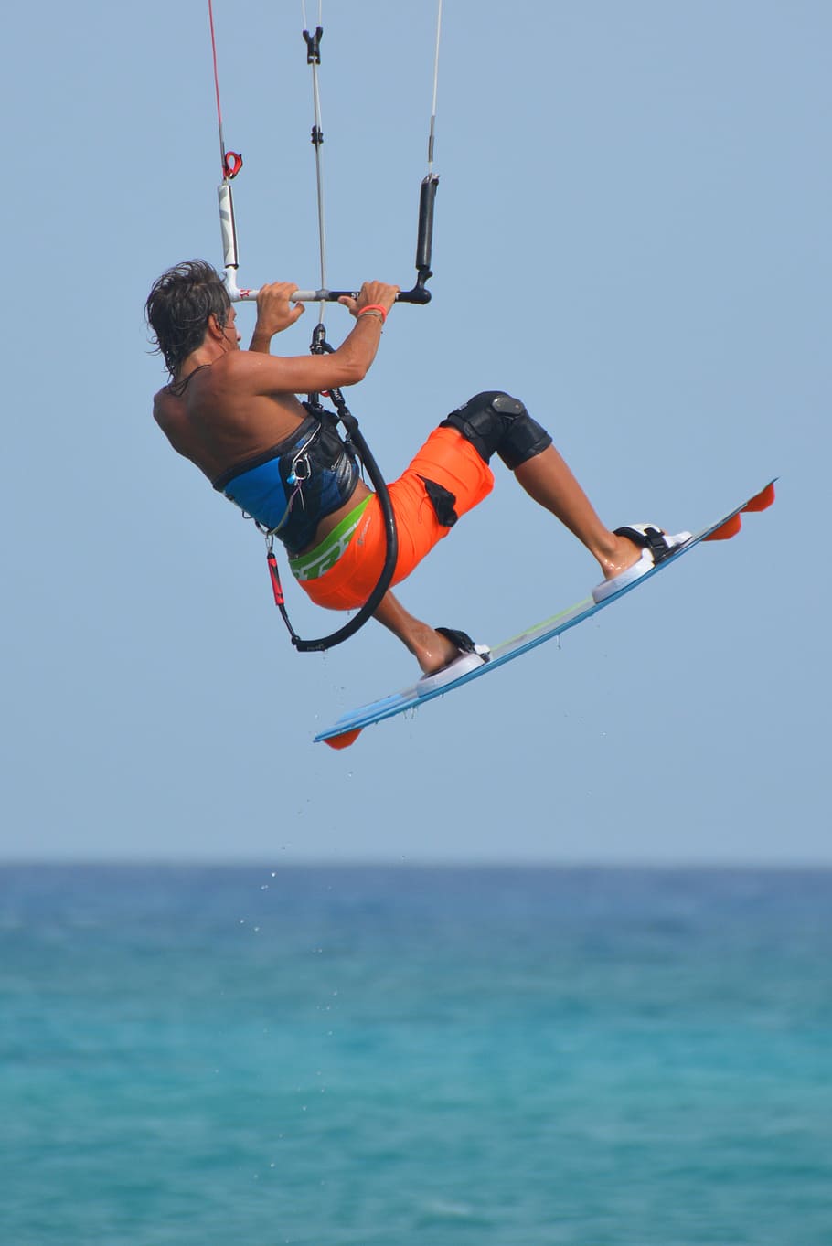 surf, kite surfing, man, people, sports, sea, ocean, surfboard, water, sky