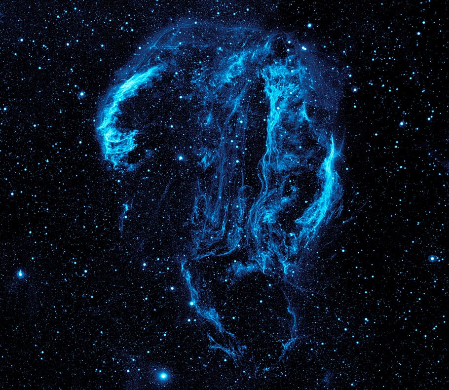 nebulosa del bucle cygnus, espacio, polvo, gas, zarcillos, película ultravioleta, explorador de evolución de galaxias, nasa, EE. UU., restos