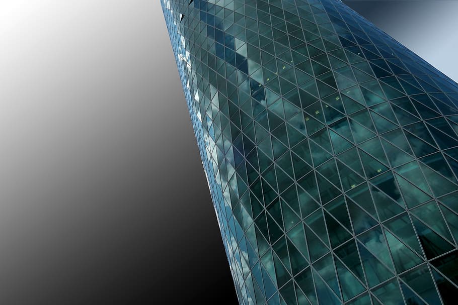 skyscraper, ffm, frankfurt, glass, facades, offices, building exterior, architecture, built structure, office building exterior