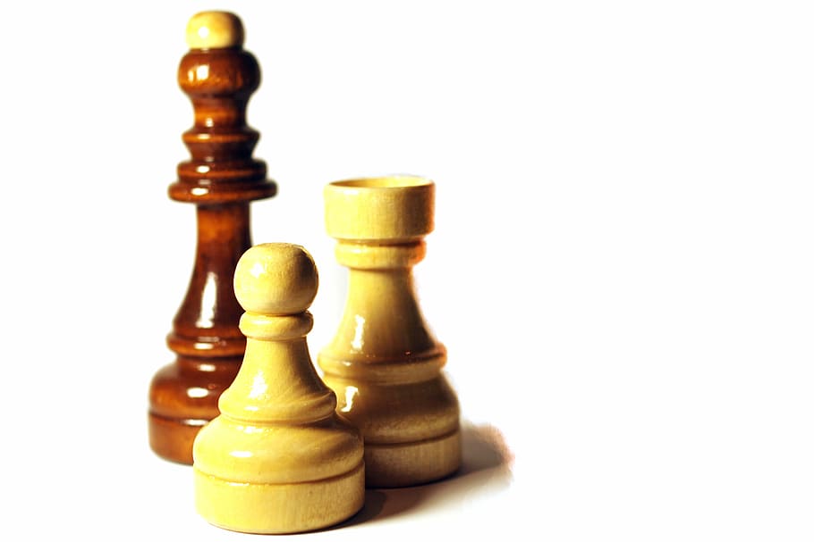 chess, game, figures, team, logic, the decision, pawn, leisure games, board game, studio shot