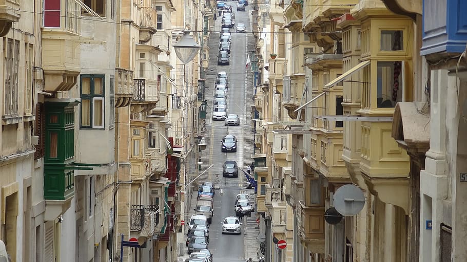 malta, calle, mediterráneo, antiguo, viajes, arquitectura, ciudad, urbano, turismo, cultura