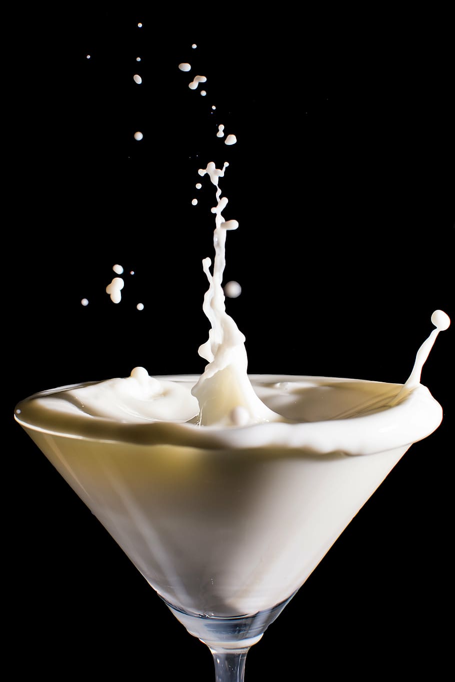 milk, the moment, a snapshot, flash, food and drink, drink, refreshment, studio shot, black background, food