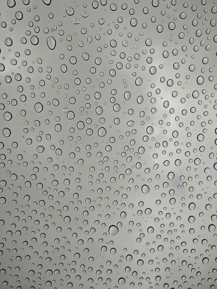 rain, drip, disc, glass, texture, backgrounds, full frame, pattern, water, drop