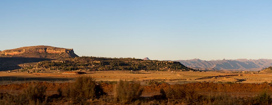 drakensberg, landscape, south africa, drakensberg mountains, mountains, sky, mountain, canyon, gorge, nature