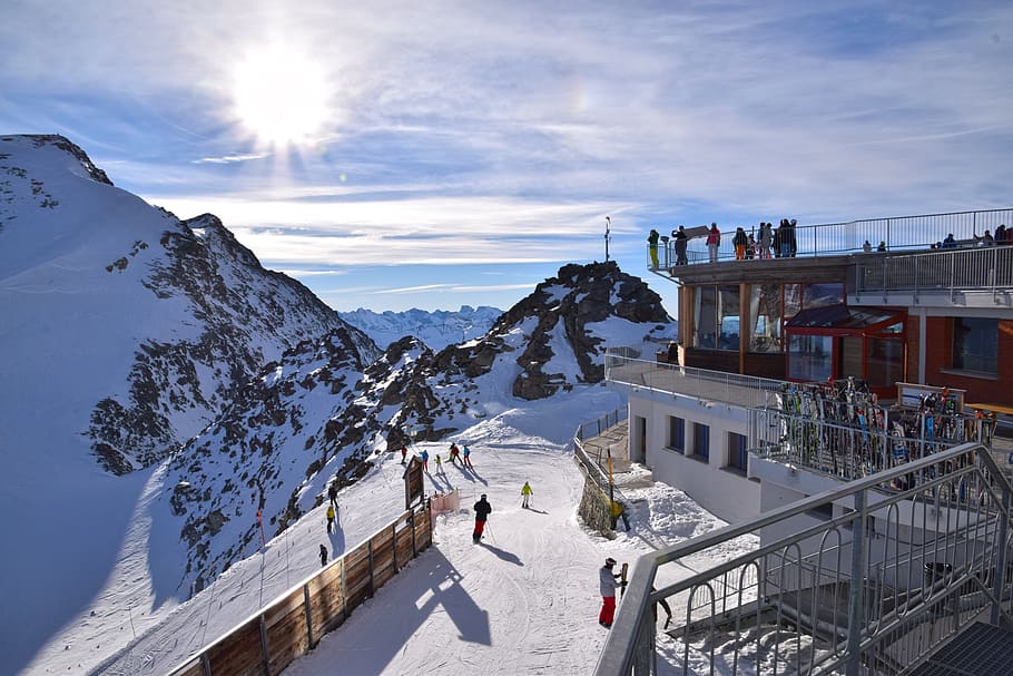 Ski Resort, Mountain Station, Ski Lift, lift, chairlift, ropeway, ski run, snow, ski, skiing