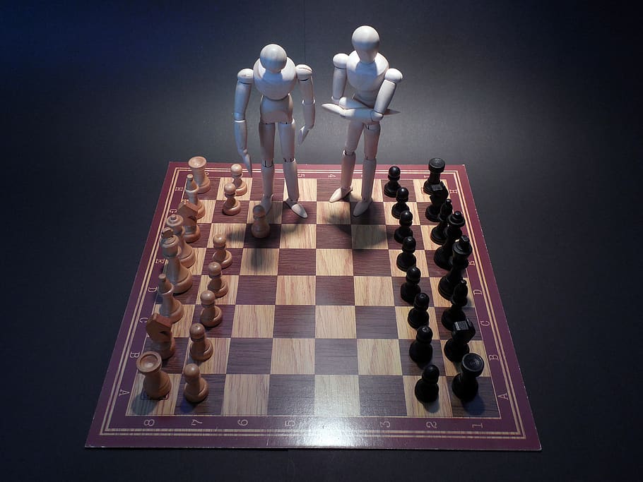 ajedrez, juego de mesa, juego, estrategia, tablero de ajedrez, piezas de ajedrez, tácticas, juego de ajedrez, considerar, figuras