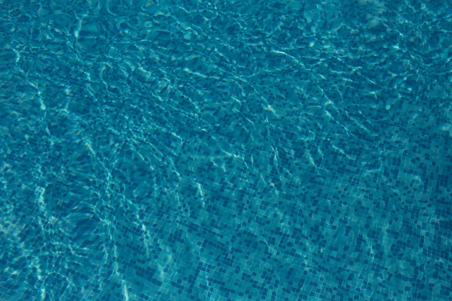 verano, agua, vacaciones, piscina, natación, agua azul, azul, rasgado, fondos, fotograma completo