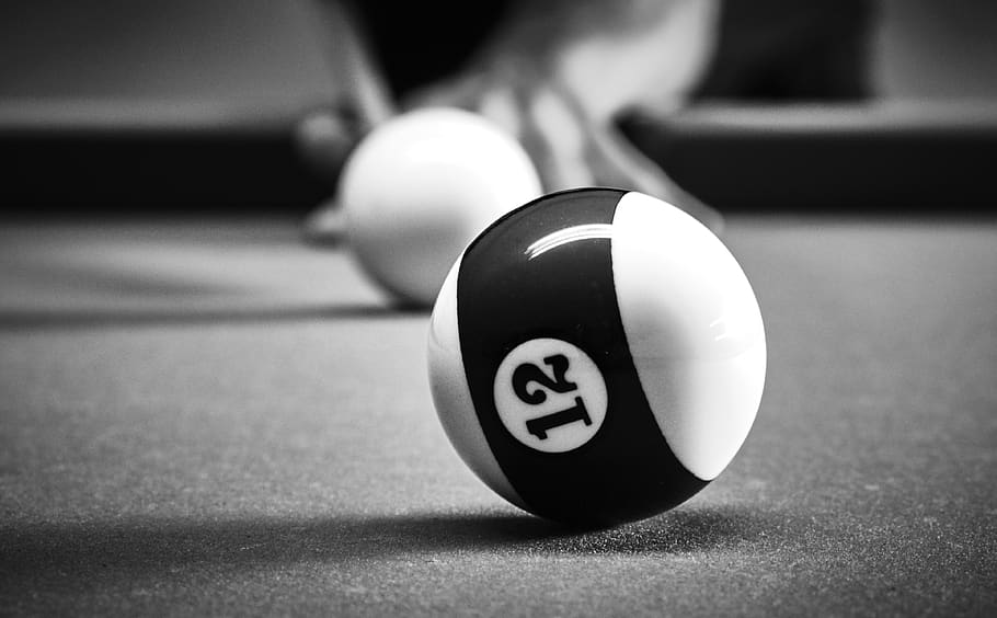 billiards, ball, play, number, half, leisure, table, billiard ball, concentration, competition