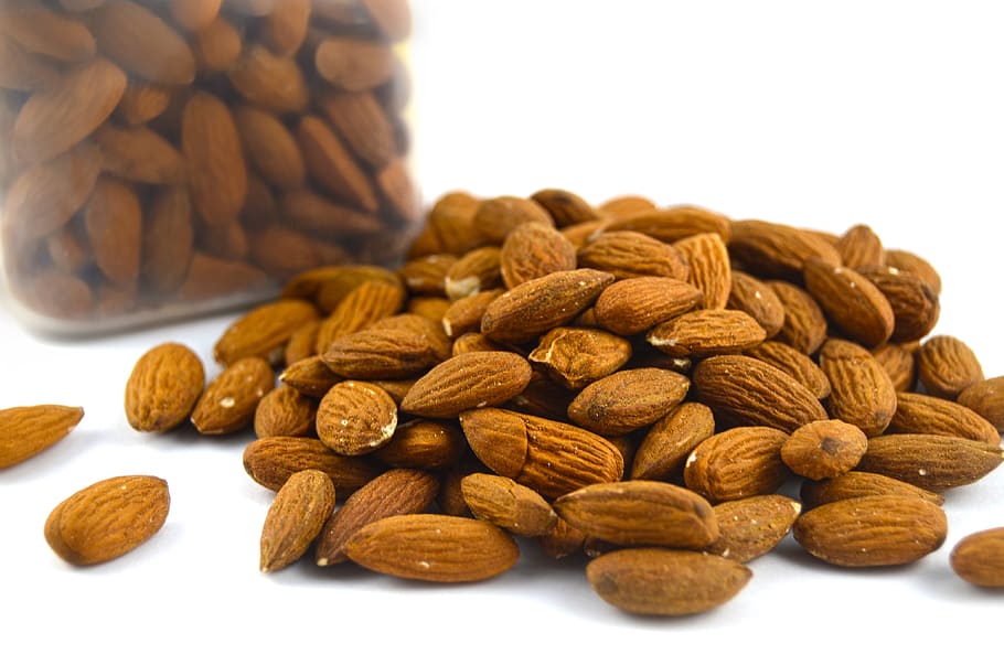 almond, nuts, food, snack, healthy, organic, brown, protein, diet, roasted