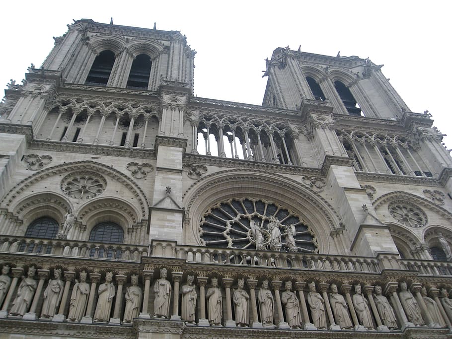 Notre Dame, catedral, París, Francia, arquitectura, Europa, religiosa, iglesia, gótica, exterior del edificio
