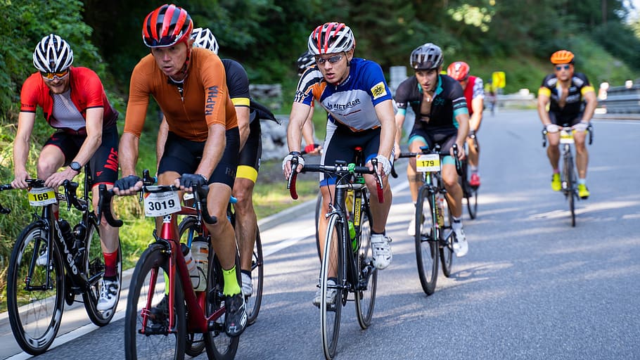 wheel, road bike, race, group, sprint, tour de france, alpine, mountain, hill, increase in