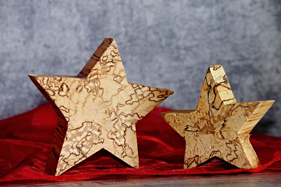 estrella de madera, estrella, mano de obra, grano, navidad, adviento, decoración, decoración navideña, geométrica, forma