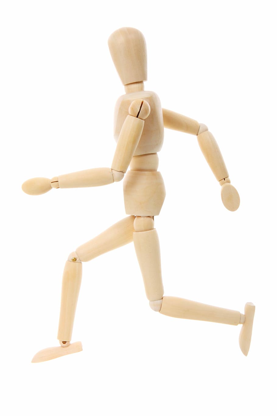 brown, wooden, joint, action figurine, action, figurine, exercise, fit, fitness, health
